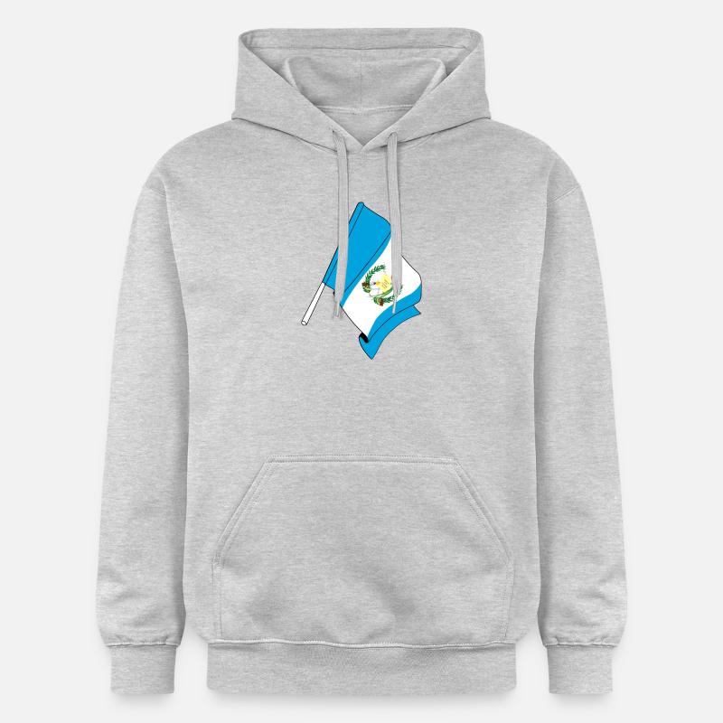 Drapeau Guatemala - Sweat à capuche Softstyle® Gildan Unisexe - gris clair chiné