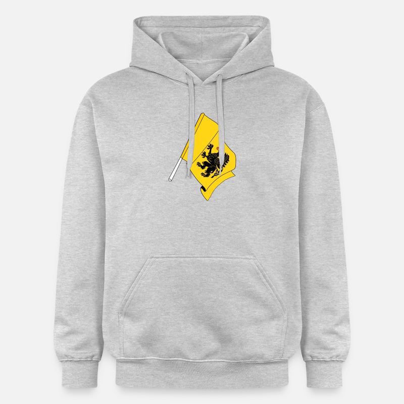 Drapeau de la Pologne de Poméranie - Sweat à capuche Softstyle® Gildan Unisexe - gris clair chiné