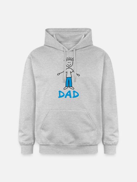 Dad - Gildan Unisex Softstyle® Midweight Hoodie - light heather grey