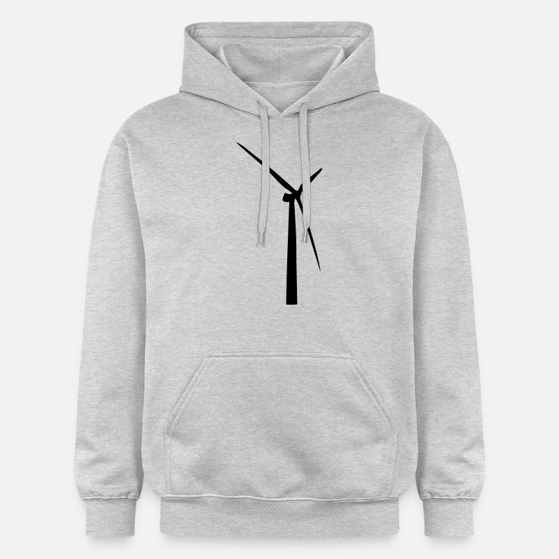 Windrad - Sweat à capuche Softstyle® Gildan Unisexe - gris clair chiné