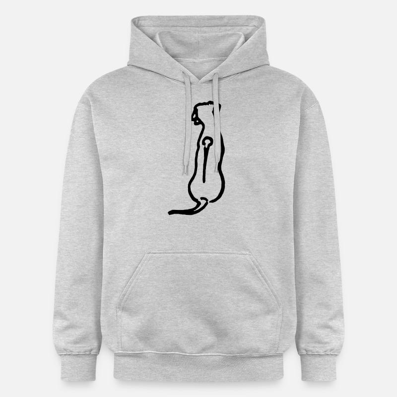 Rhodesian Ridgeback - Sweat à capuche Softstyle® Gildan Unisexe - gris clair chiné