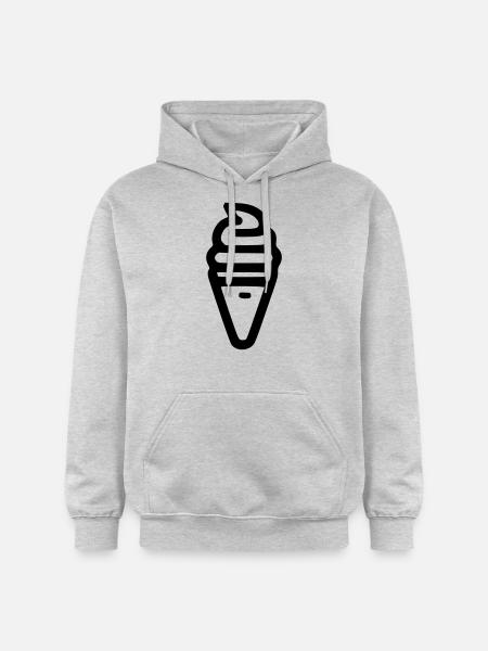 Eis - Gildan Unisex Softstyle® Midweight Hoodie - Hellgrau meliert
