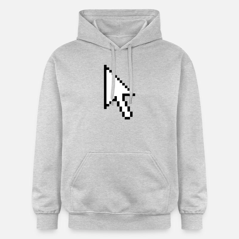 Souris - Sweat à capuche Softstyle® Gildan Unisexe - gris clair chiné