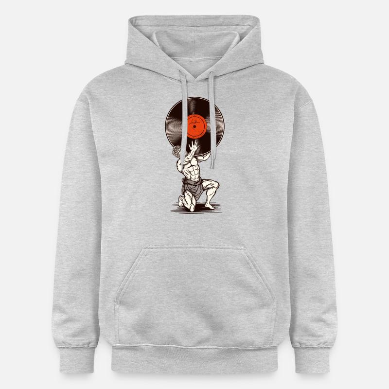 statue vinyle - Sweat à capuche Softstyle® Gildan Unisexe - gris clair chiné