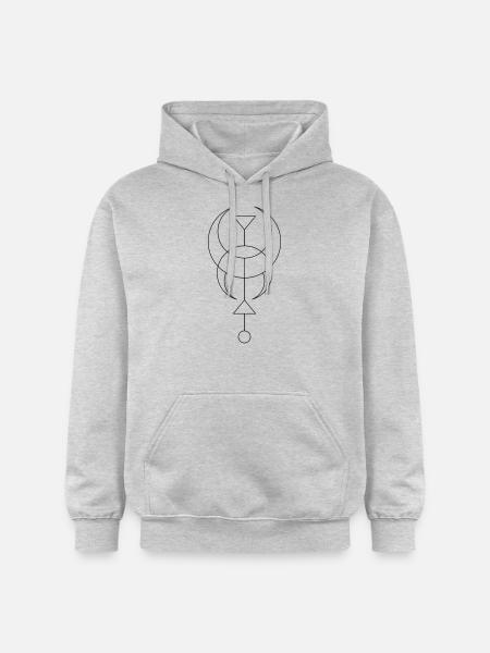 Moon - Moon - Gildan Unisex Softstyle® Midweight Hoodie - light heather grey