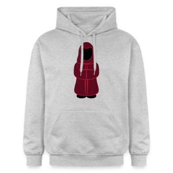 Magier - Gildan Unisex Softstyle® Midweight Hoodie - Hellgrau meliert - Vorne - Liana (172cm) & Jaron (178cm)