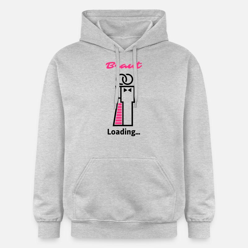 Bride Chargement en cours ... - Sweat à capuche Softstyle® Gildan Unisexe - gris clair chiné
