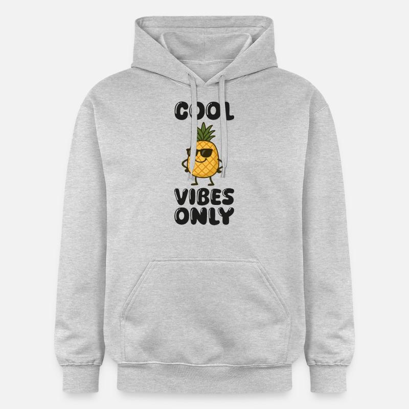 Bande dessinée ananas - Sweat à capuche Softstyle® Gildan Unisexe - gris clair chiné