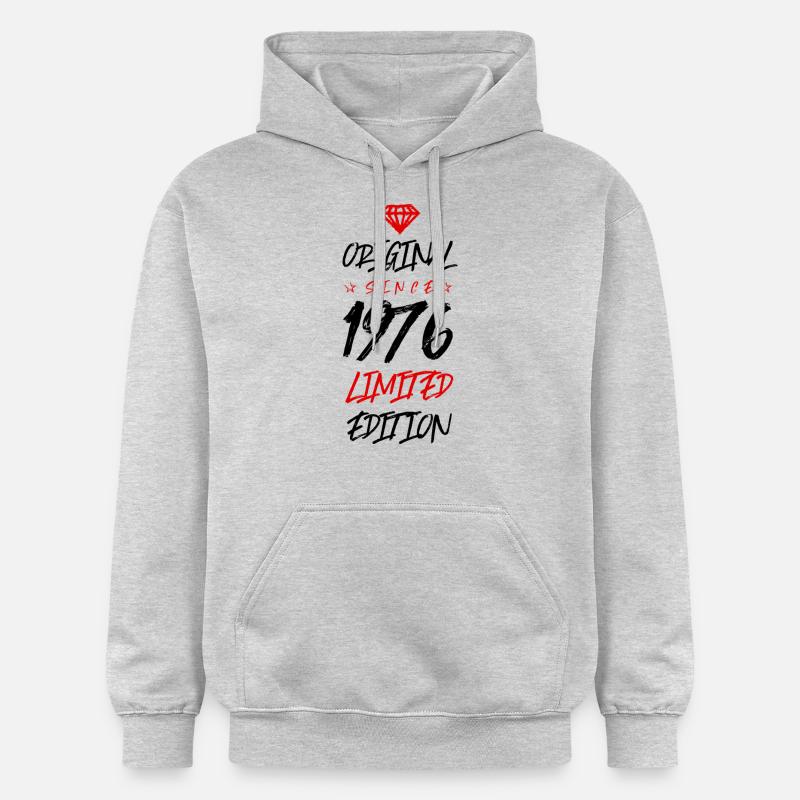 1976 Édition limitée - Sweat à capuche Softstyle® Gildan Unisexe - gris clair chiné