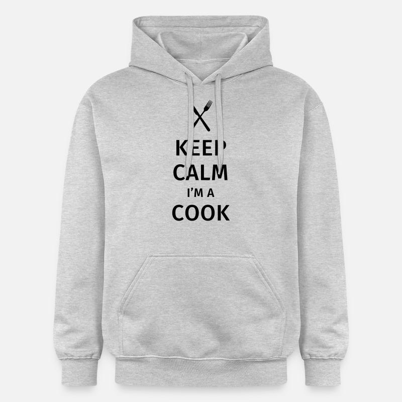 Keep Calm I'm a Cook - Sweat à capuche Softstyle® Gildan Unisexe - gris clair chiné