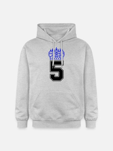 5 krone - Gildan Unisex Softstyle® Midweight Hoodie - Hellgrau meliert