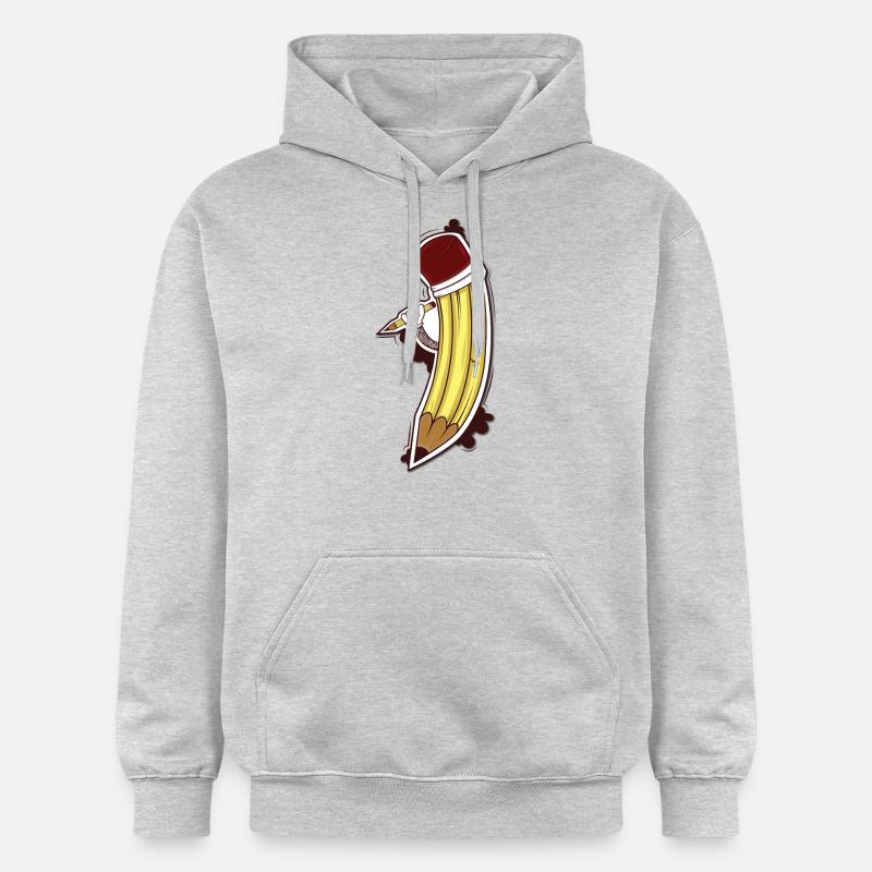 Ein Bleistift bringt einen Bleistift - Gildan Unisex Softstyle® Midweight Hoodie - Hellgrau meliert