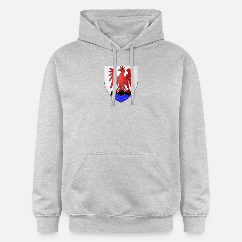 Blason Nice - Sweat à capuche Softstyle® Gildan Unisexe - gris clair chiné