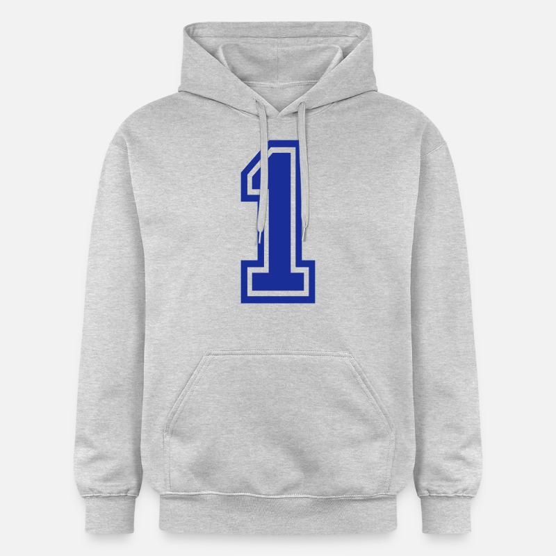 1 - Sweat à capuche Softstyle® Gildan Unisexe - gris clair chiné