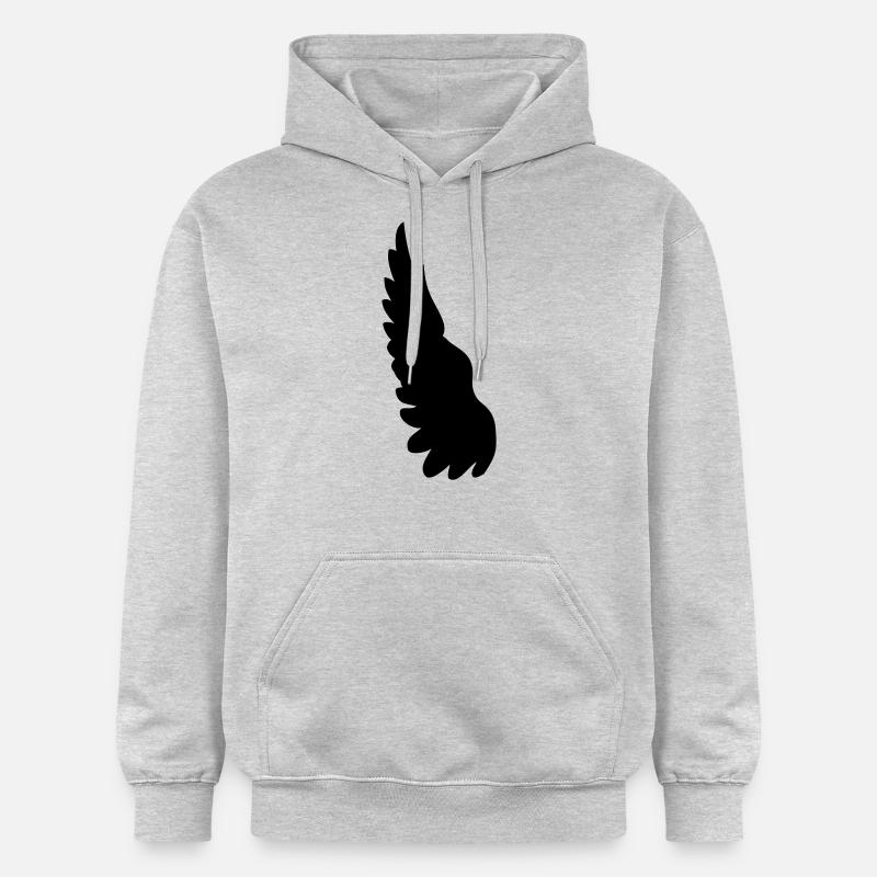 aile - Sweat à capuche Softstyle® Gildan Unisexe - gris clair chiné