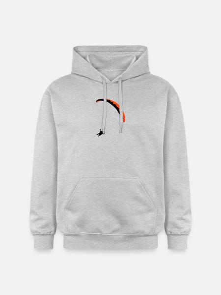 Paraglider Paragliding - Gildan Unisex Softstyle® Midweight Hoodie - light heather grey