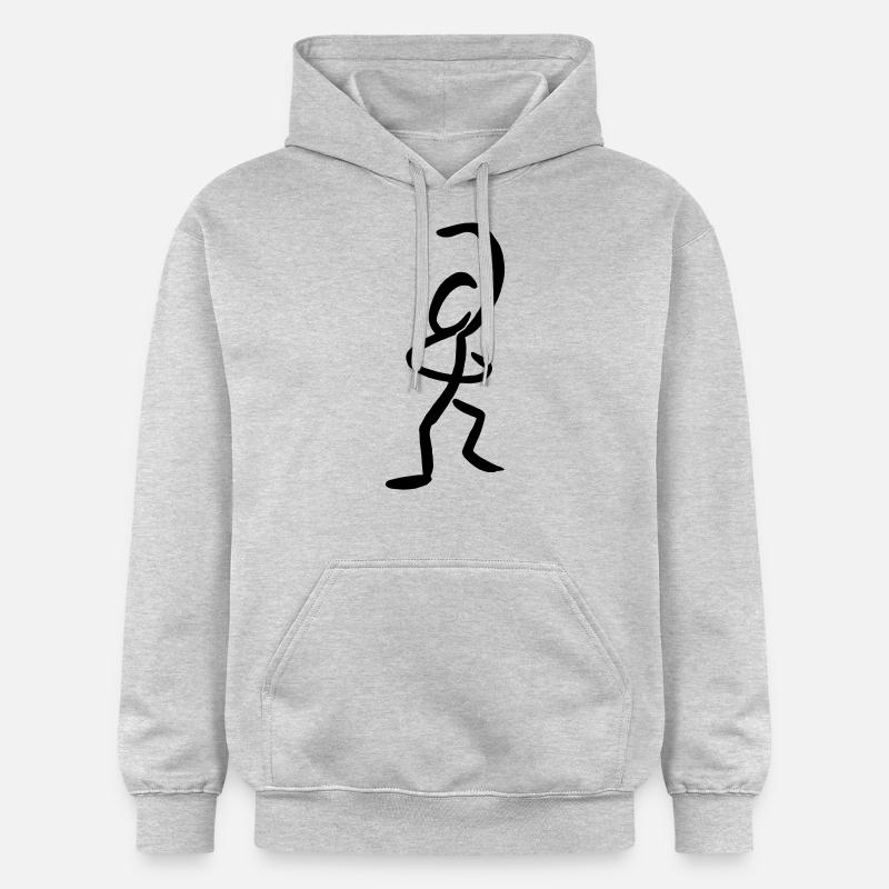 Danseur - Sweat à capuche Softstyle® Gildan Unisexe - gris clair chiné