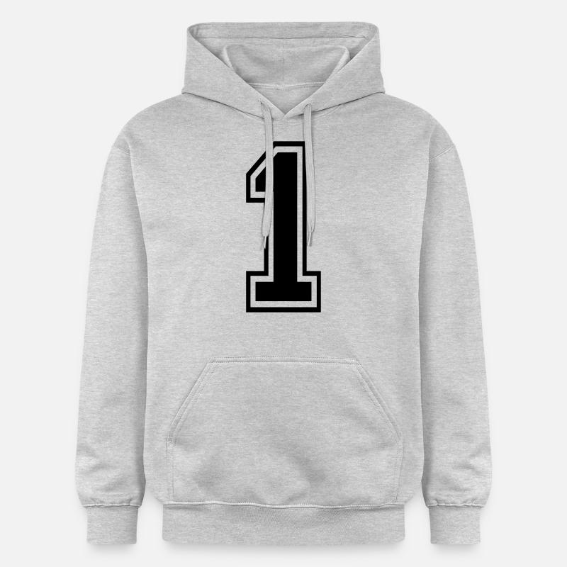 1 - Sweat à capuche Softstyle® Gildan Unisexe - gris clair chiné