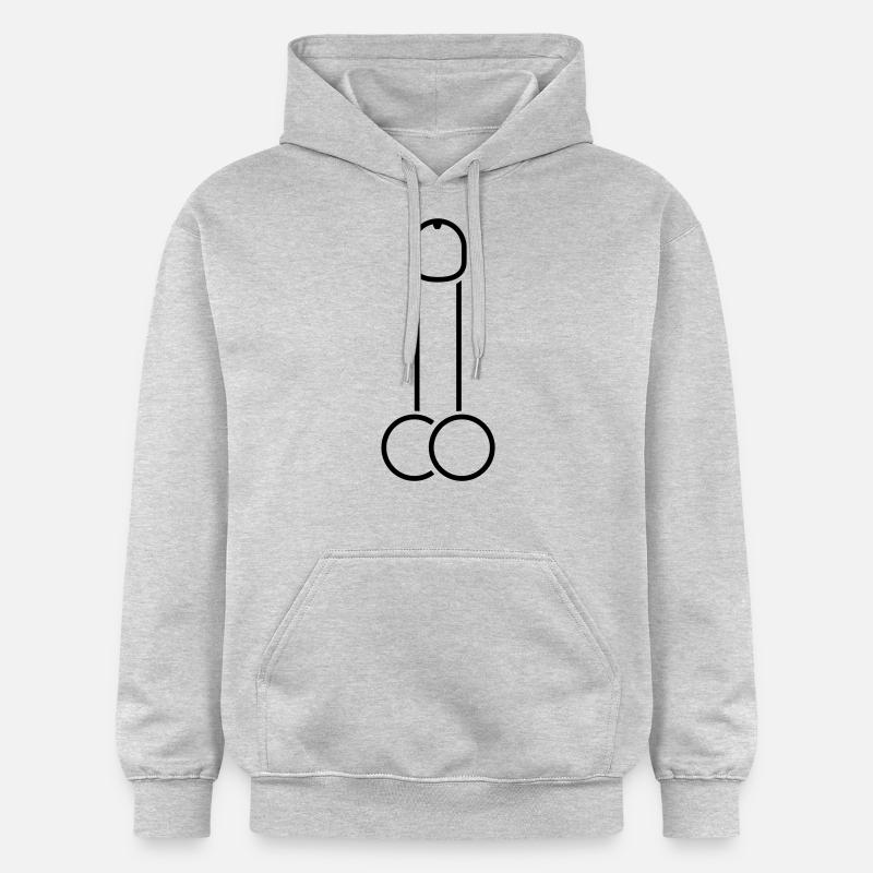 dick__r1 - Sweat à capuche Softstyle® Gildan Unisexe - gris clair chiné