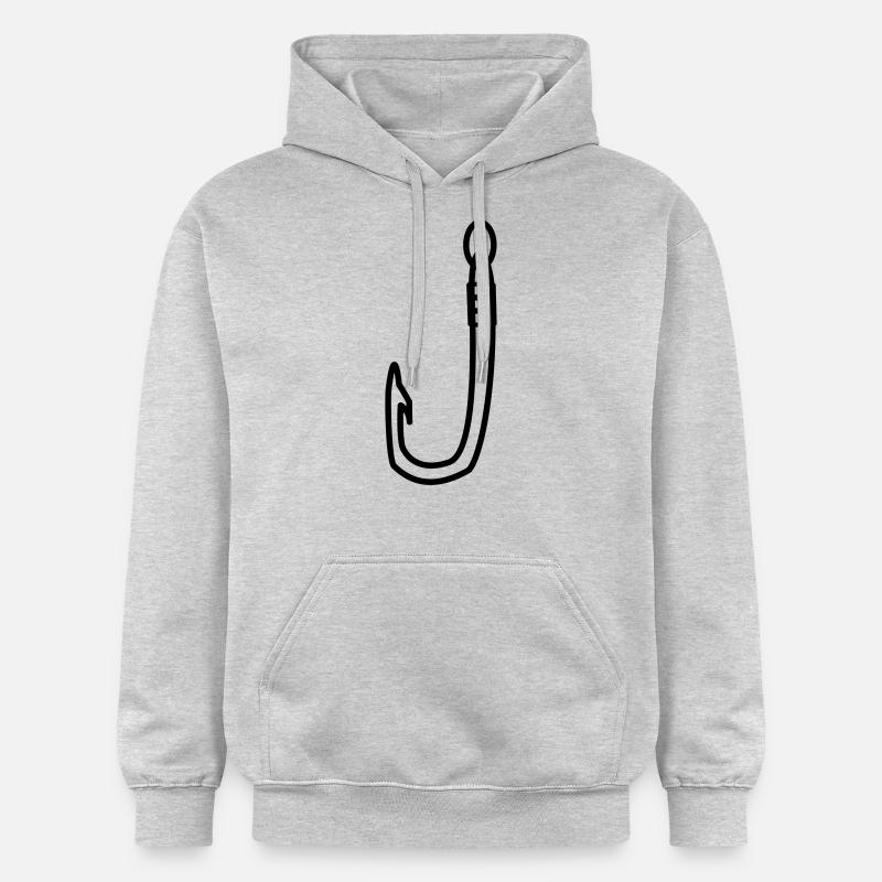 Hameçon - Sweat à capuche Softstyle® Gildan Unisexe - gris clair chiné