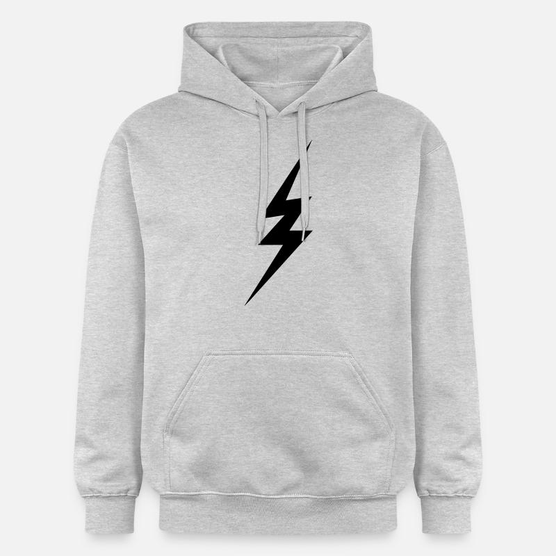 éclairs - Sweat à capuche Softstyle® Gildan Unisexe - gris clair chiné