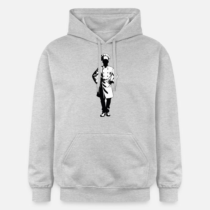 Chef Koch - Hobby / Job Sticker - Sweat à capuche Softstyle® Gildan Unisexe - gris clair chiné