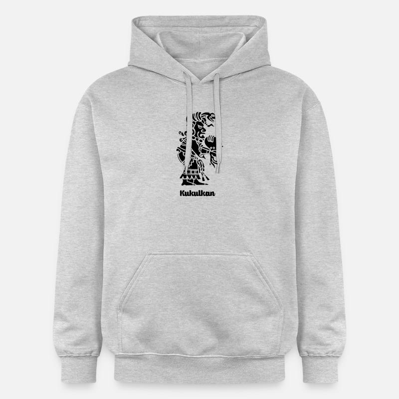 Kukulkan - Sweat à capuche Softstyle® Gildan Unisexe - gris clair chiné