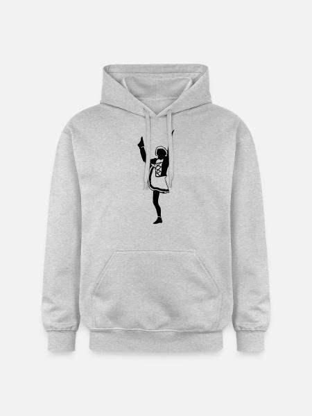 Funkenmarie - Gildan Unisex Softstyle® Midweight Hoodie - Hellgrau meliert