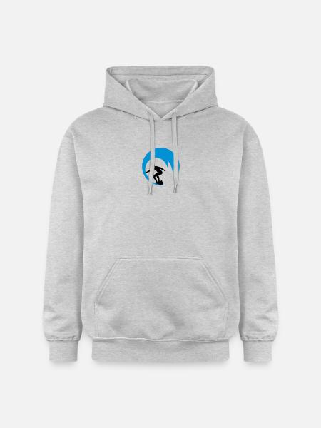 Surfers, surfers - Gildan Unisex Softstyle® Midweight Hoodie - light heather grey