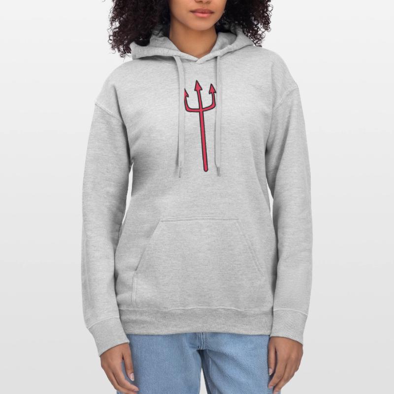 Devil Trident weapon lancing Gildan Unisex Softstyle® Midweight Hoodie