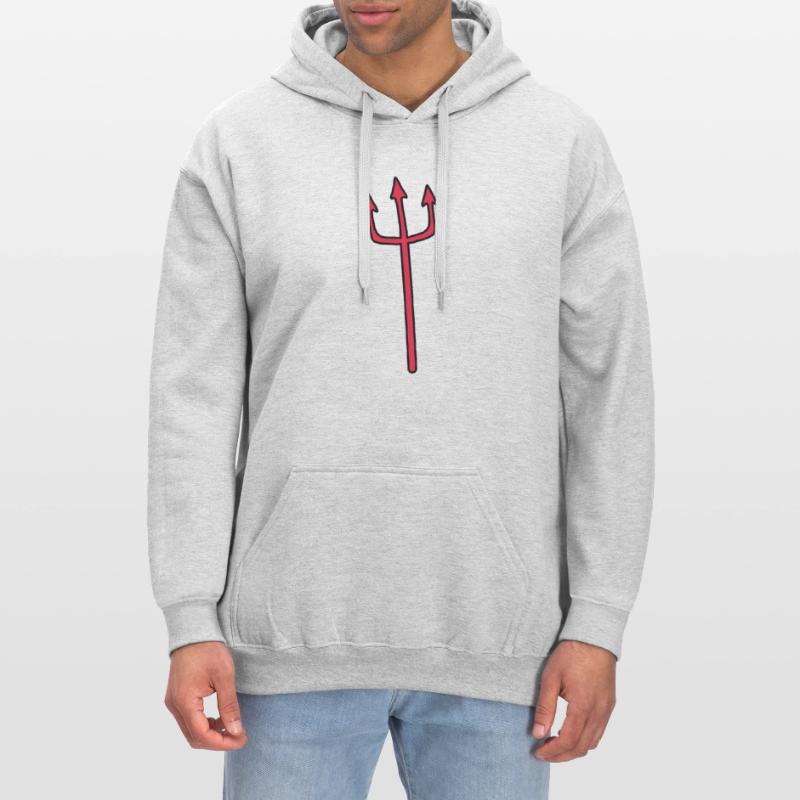 Devil Trident weapon lancing Gildan Unisex Softstyle® Midweight Hoodie