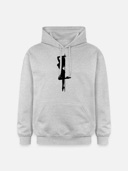 gogo1 - Gildan Unisex Softstyle® Midweight Hoodie - Hellgrau meliert