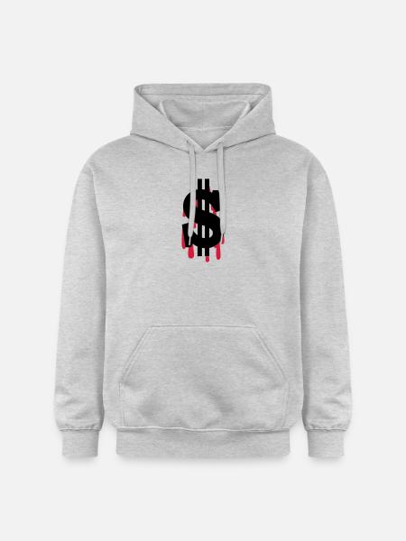 dollar - Gildan Unisex Softstyle® Midweight Hoodie - light heather grey