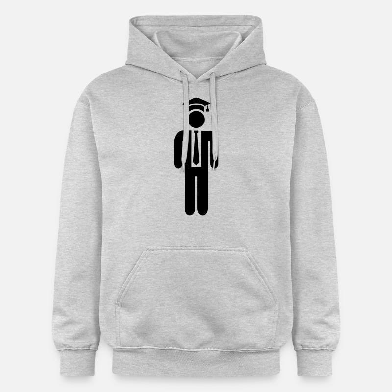 Professeur - Sweat à capuche Softstyle® Gildan Unisexe - gris clair chiné