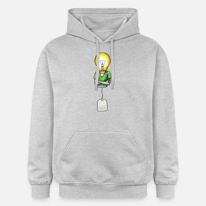 Ampoule-doctoral teabag - Sweat à capuche Softstyle® Gildan Unisexe - gris clair chiné