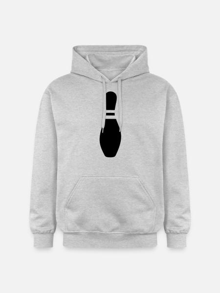 Bowling pin - Sweat à capuche Softstyle® Gildan Unisexe - gris clair chiné