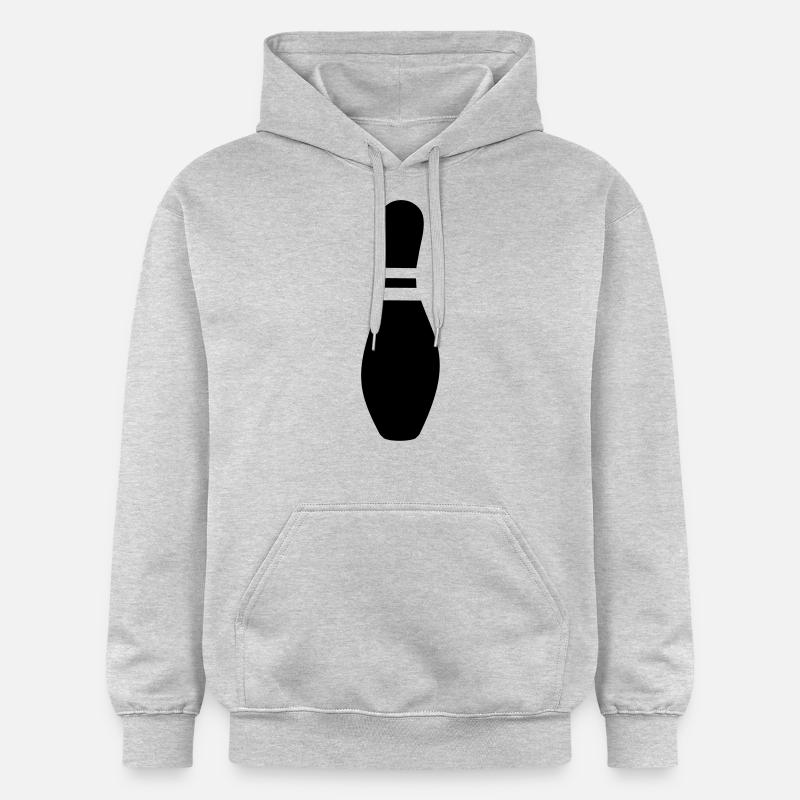 Bowling pin - Sweat à capuche Softstyle® Gildan Unisexe - gris clair chiné