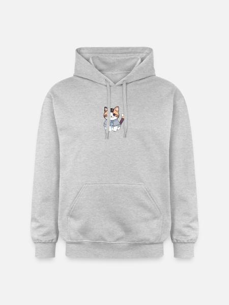 Big Boy - Gildan Unisex Softstyle® Midweight Hoodie - Hellgrau meliert