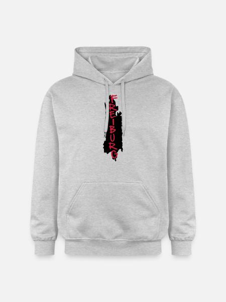 freiburg - Gildan Unisex Softstyle® Midweight Hoodie - Hellgrau meliert