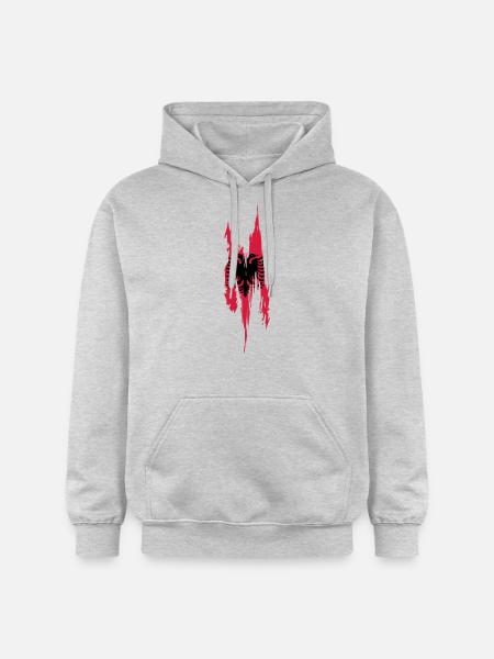 Conception de l’albanaise - Sweat à capuche Softstyle® Gildan Unisexe - gris clair chiné