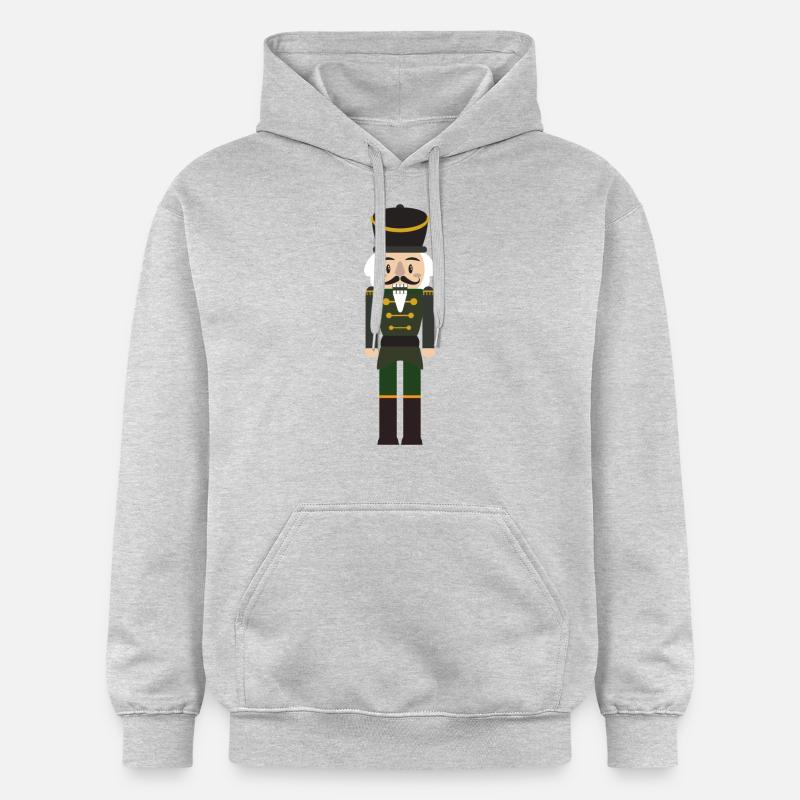 Pull Casse-Noisette de Noël - Sweat à capuche Softstyle® Gildan Unisexe - gris clair chiné