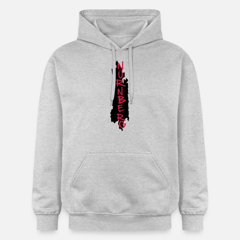 Nuremberg - Sweat à capuche Softstyle® Gildan Unisexe - gris clair chiné