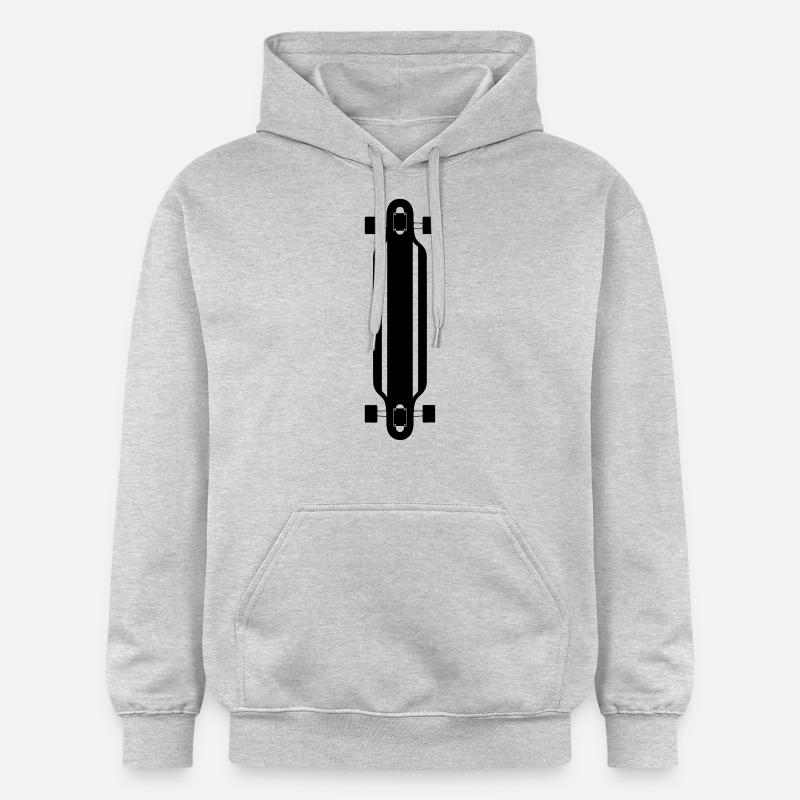 Longboard - Sweat à capuche Softstyle® Gildan Unisexe - gris clair chiné