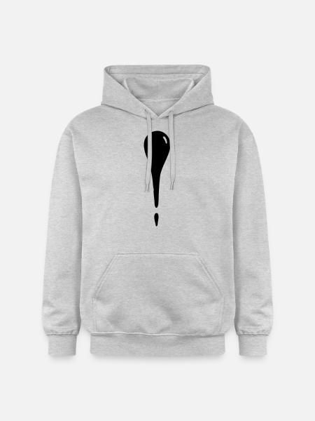 Wassertropfen - Träne - Gildan Unisex Softstyle® Midweight Hoodie - Hellgrau meliert