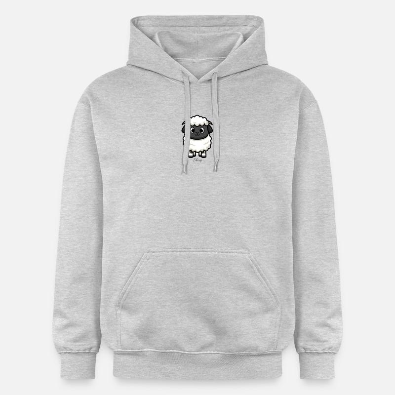 C’est un mouton - Sweat à capuche Softstyle® Gildan Unisexe - gris clair chiné