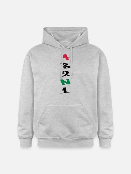 4 Gears Graffiti - Gildan Unisex Softstyle® Midweight Hoodie - Hellgrau meliert