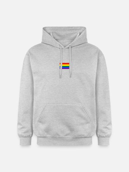 lhbt logo - Gildan Unisex Softstyle® Midweight Hoodie - light heather grey