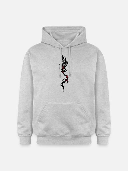 coral - Gildan Unisex Softstyle® Midweight Hoodie - light heather grey