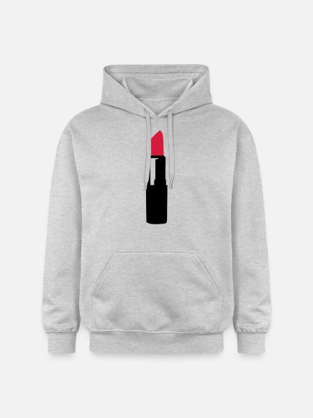 Lipstick - Gildan Unisex Softstyle® Midweight Hoodie - light heather grey