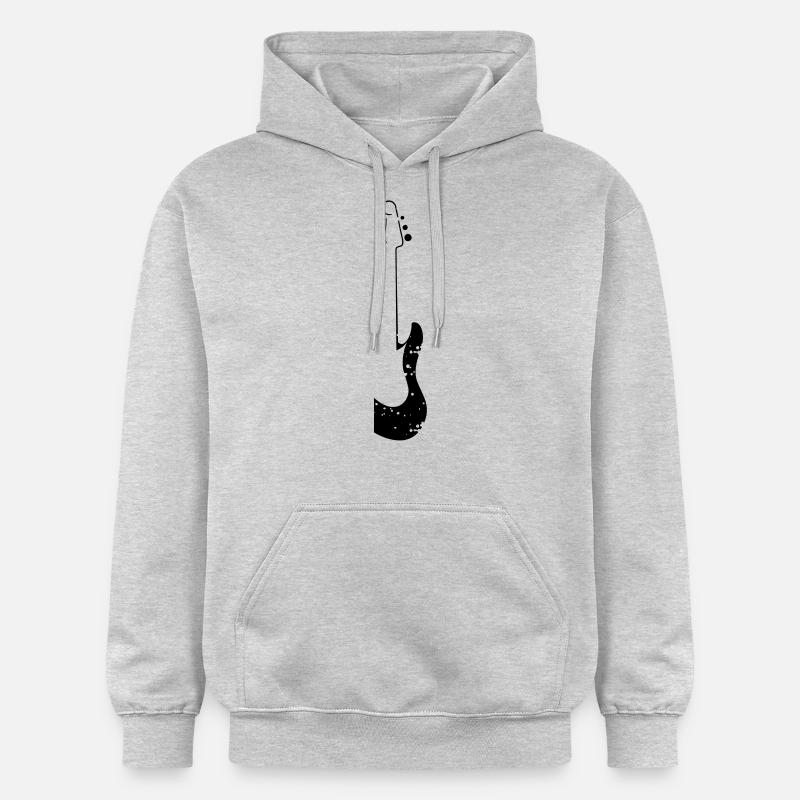 guitare - Sweat à capuche Softstyle® Gildan Unisexe - gris clair chiné